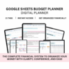 Budget planner- google sheets planner